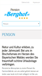 Mobile Screenshot of berghof-plenk.de